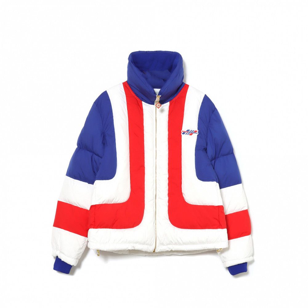 Casablanca o1mle0326 Curve Panel Puffer Jacket in Multicolor Size US XL / EU 56 / 4 - 1 Thumbnail