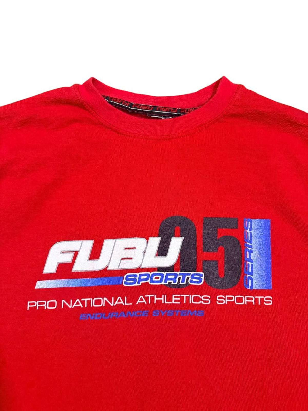 Fubu Vintage FUBU Sports Long Sleeve T-Shirt – Red – Youth XL Size US XL / EU 56 / 4 - 2 Thumbnail