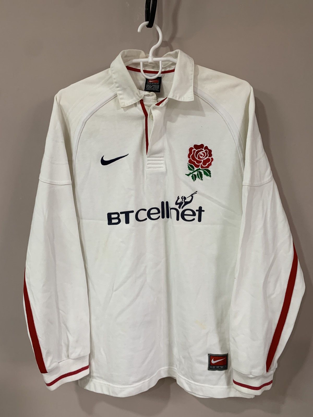 Nike × Vintage England 1999 Home Rugby Union Shirt Nike Retro Jersey Sz S Size US S / EU 44-46 / 1 - 1 Thumbnail