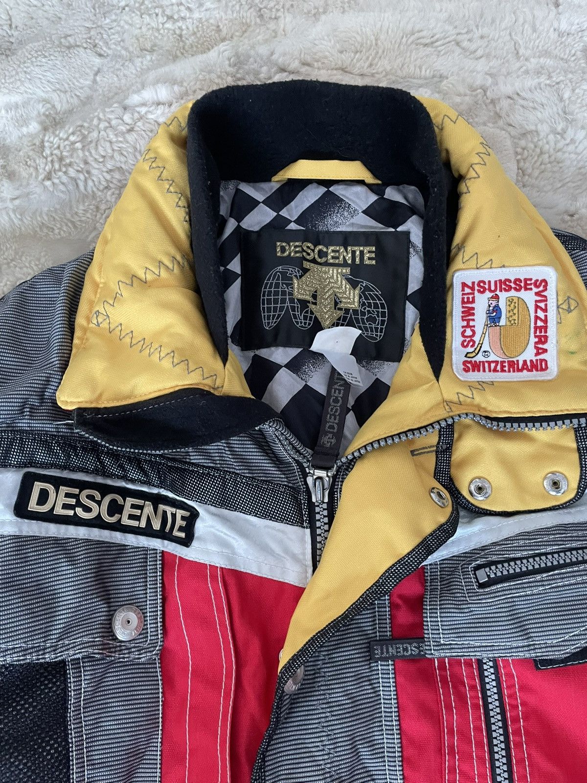 Descente Descente 90s Swiss National Ski Team One-Piece Ski Suit Size 52L - 18 Thumbnail