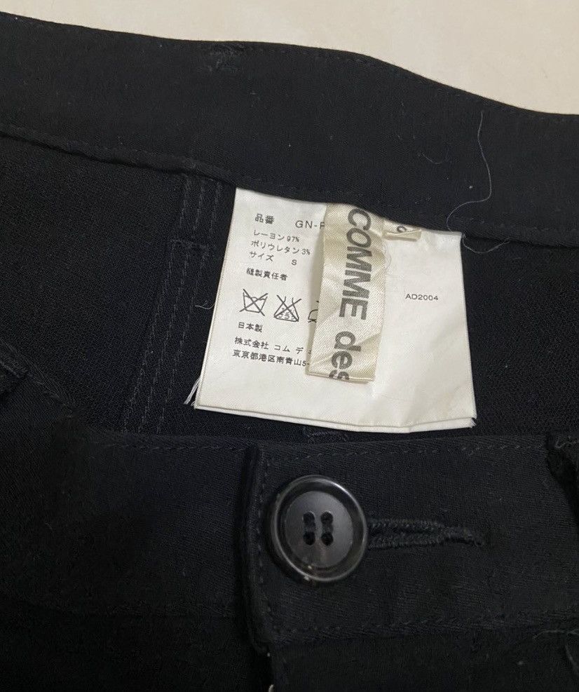 Comme des Garcons AD 2004 Comme des garcons black Trousers Size US 30 / EU 46 - 7 Thumbnail