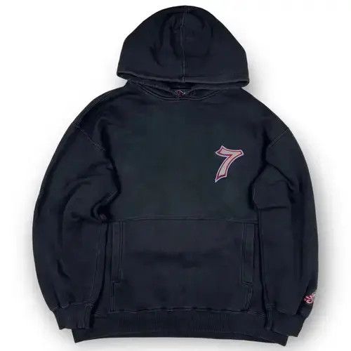 Designer Harajuku Number 7 Hoodie Oversized Size US L / EU 52-54 / 3 - 2 Thumbnail
