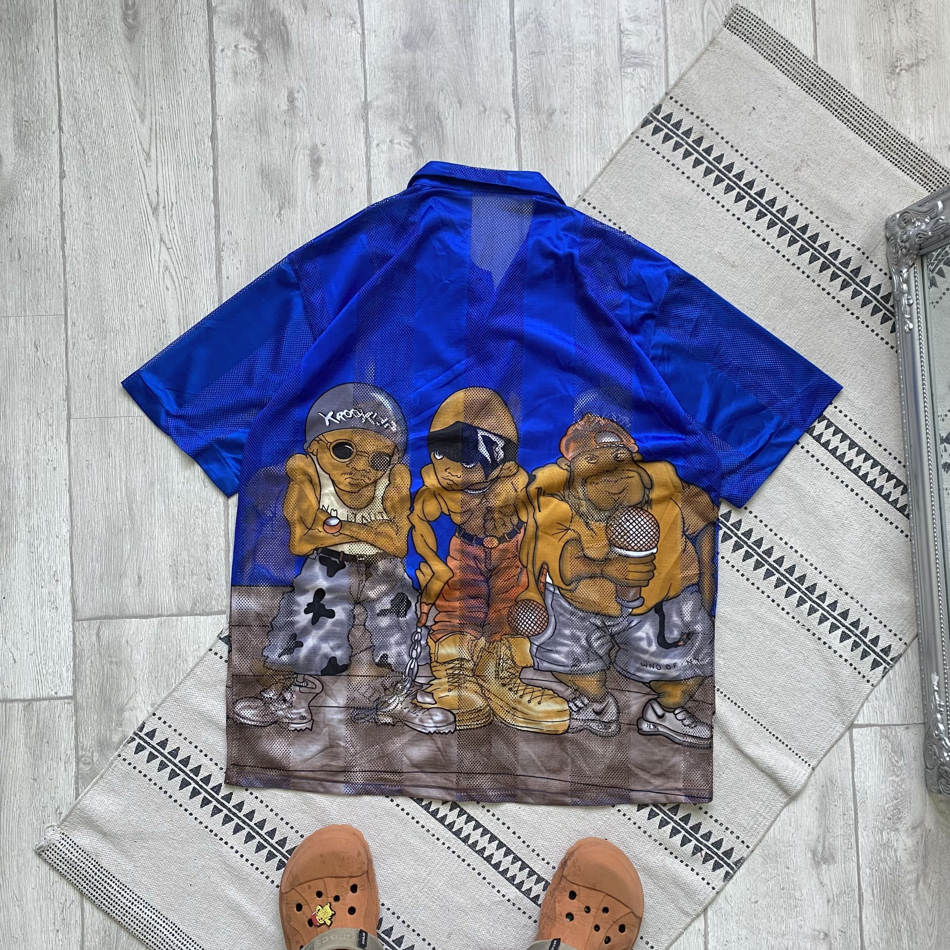 Rap Tees 🎤 Vintage Hawaii Crazy Shirt Hawaiian Y2K Rap tee Blind Size US L / EU 52-54 / 3 - 7 Thumbnail