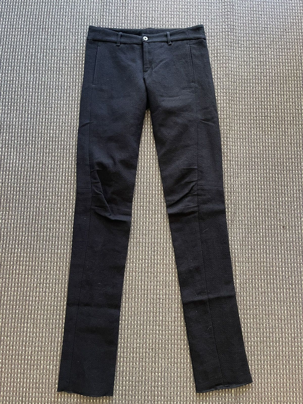 Individual Sentiments IS 14AW Cotton-Linen 5 Pockets Boot Cut Pants Size US 32 / EU 48 - 4 Thumbnail