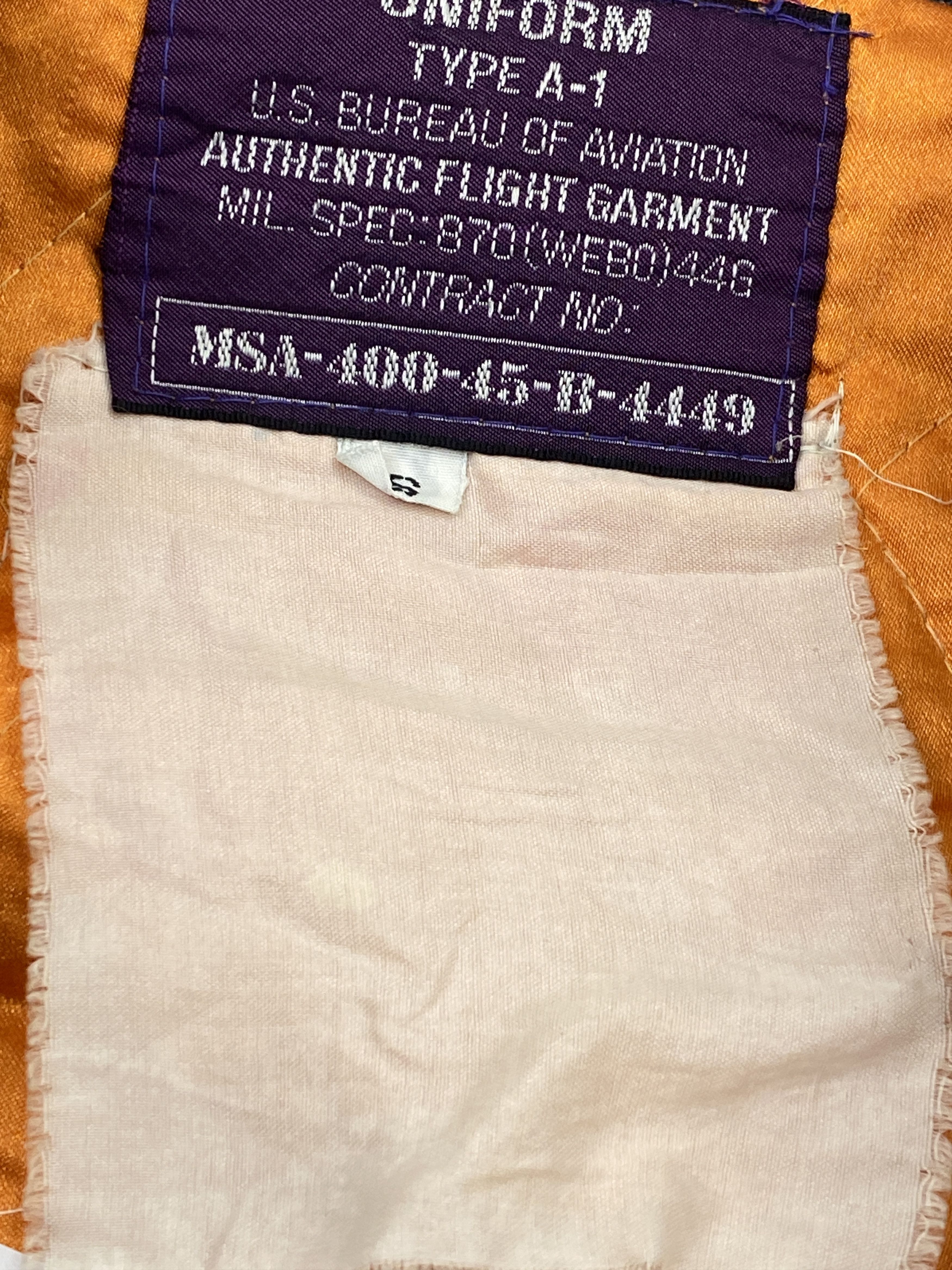 Other Vintage Military Air Force Bomber Flying Jacket MJ0099Z Size US S / EU 44-46 / 1 - 16 Thumbnail