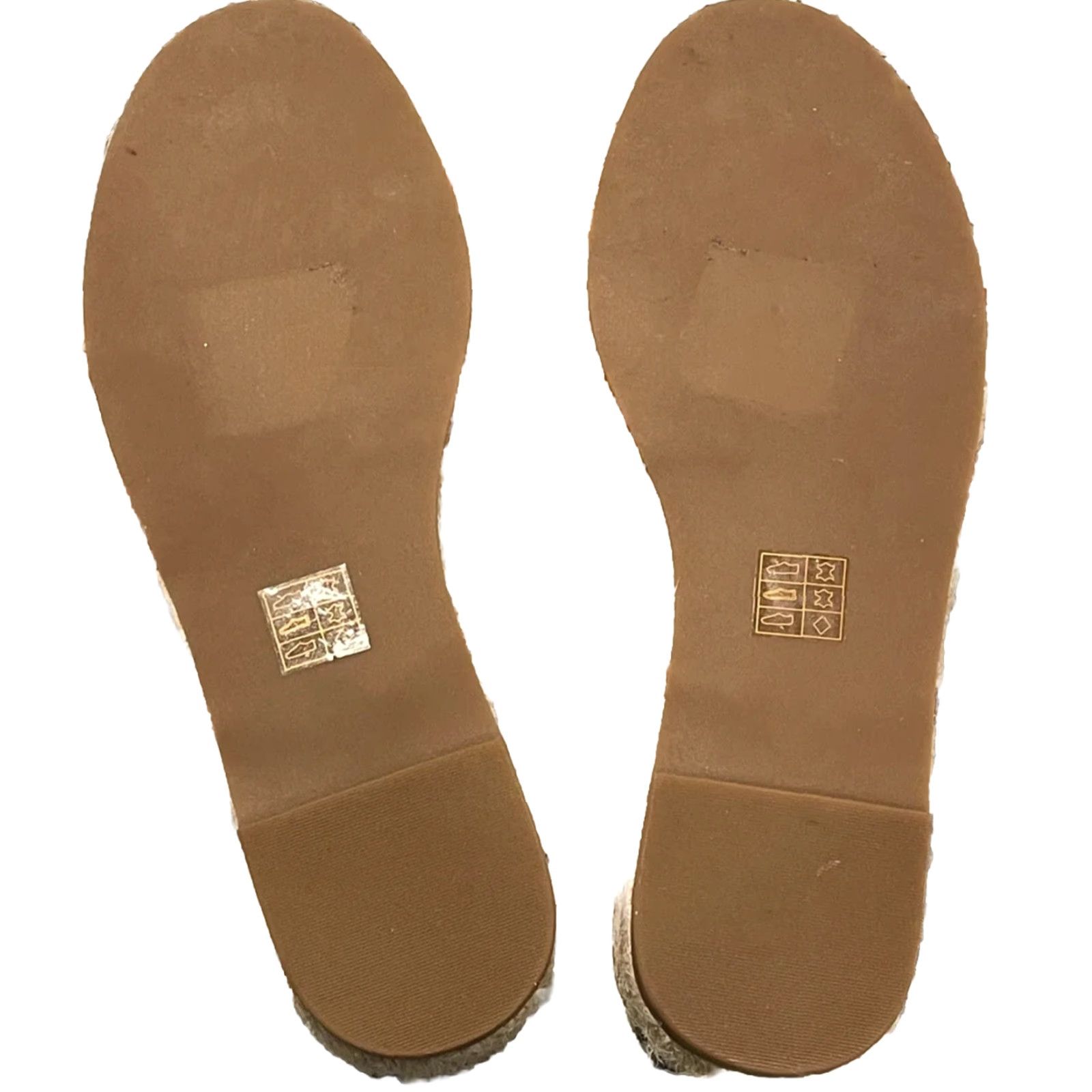 Madewell Madewell The Kathryn Espadrille Slide Sandal Leather SZ 9 Womens Brown Slide Flat Sandal 9 (Espadrille) Size US 9 / IT 39 - 5 Thumbnail