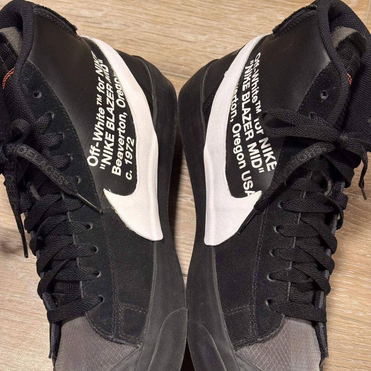 Nike × Off-White Off-White x Nike Blazer Mid “Grim Reaper” Size US 11 / EU 44 - 2 Thumbnail