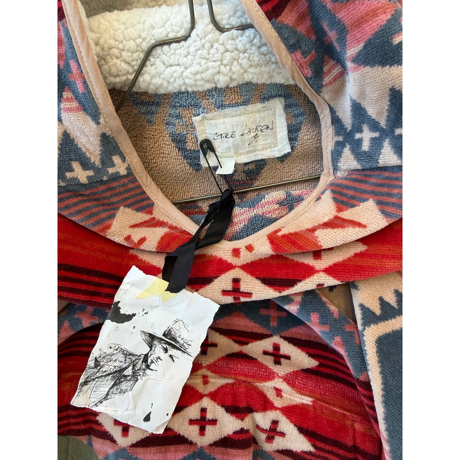 Greg Lauren Greg Lauren SAMPLE Pendleton Tent Split Hooded Poncho Size US L / EU 52-54 / 3 - 3 Thumbnail