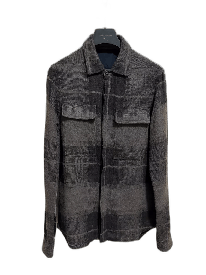 Rick Owens rick owens wool plaid shirt jacket-2508 Size US M / EU 48-50 / 2 - 1 Thumbnail