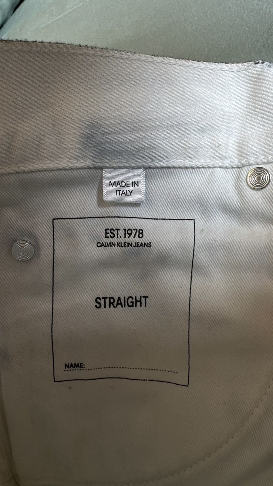 Calvin Klein 205W39NYC Moon Landing Jeans Size US 30 / EU 46 - 11 Thumbnail