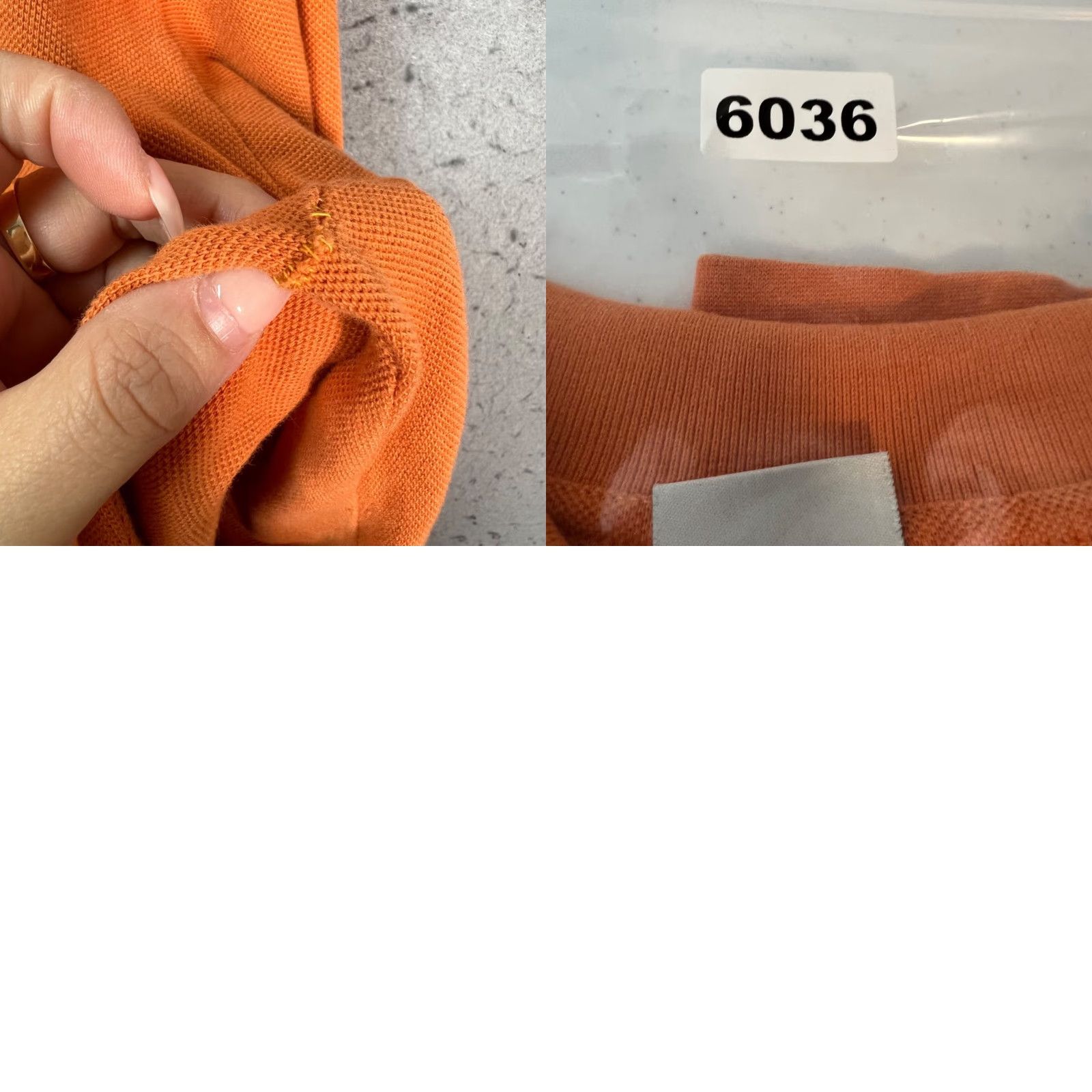 Lacoste Lacoste Mens Polo Shirt 100% Cotton Orange Long Sleeve Cropped 6 Regular Shirt Size US S / EU 44-46 / 1 - 8 Thumbnail