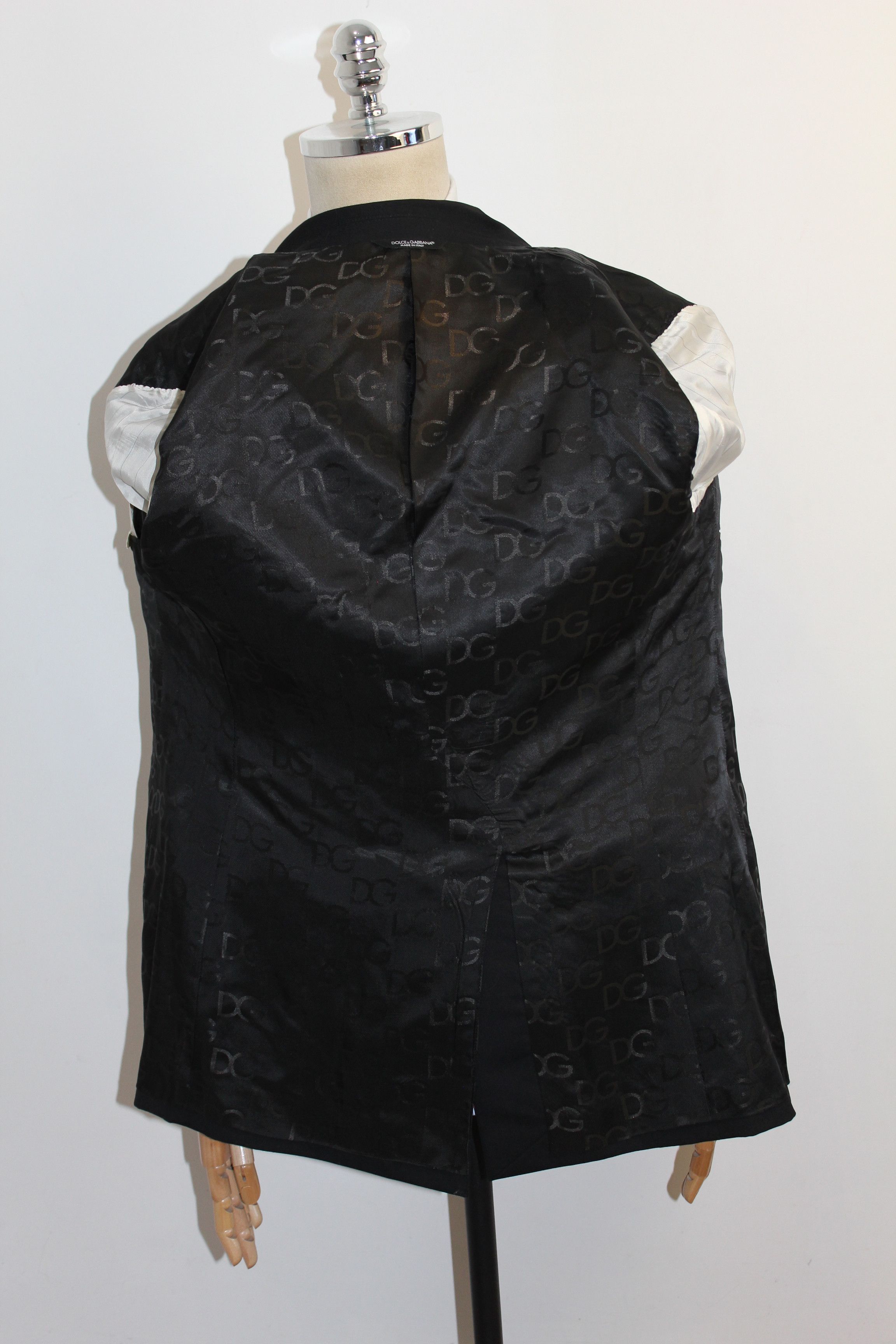 Dolce & Gabbana Mens Dolce&Gabanna Martini Monogram Lining Blazer Jacket Size US M / EU 48-50 / 2 - 4 Thumbnail