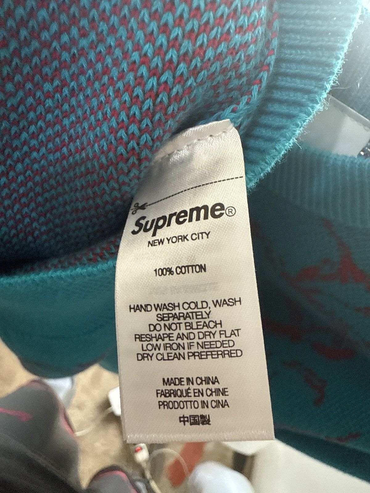 Supreme CYAN SUPREME X AEON FLUX LONG SLEEVE Size US M / EU 48-50 / 2 - 4 Thumbnail