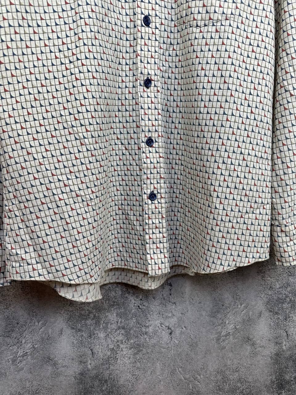 Vintage Vintage 70s H.I.S Retro Western Geometric ButtonUp Shirt LS Size US XL / EU 56 / 4 - 7 Thumbnail