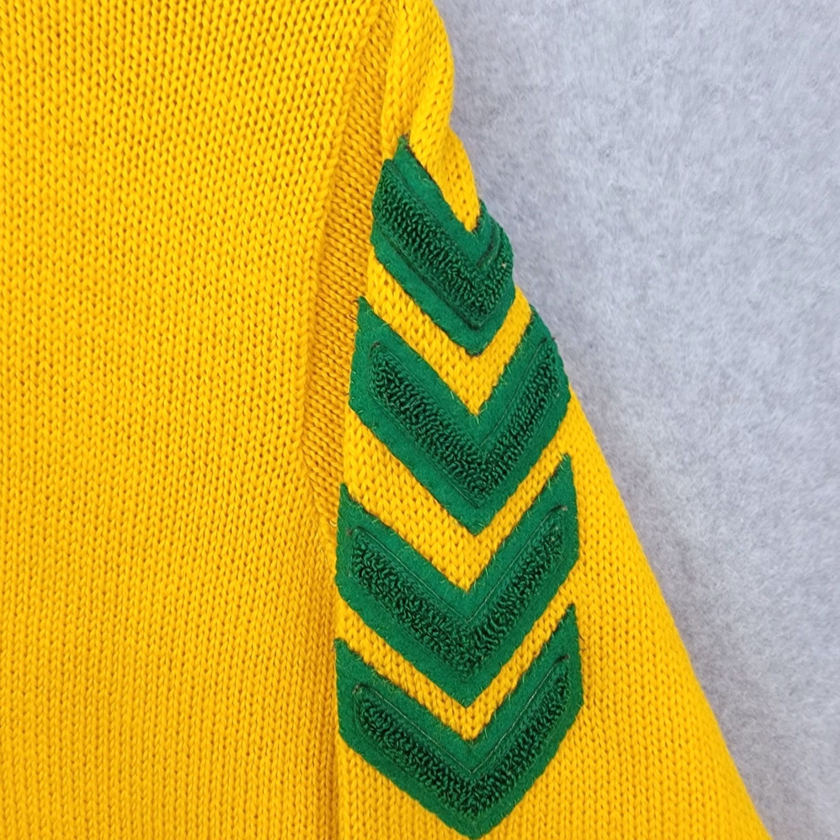 Vintage VINTAGE Milwaukee Sporting Goods Mustard Yellow Knit Cardigan Sweater Varsity Men M Yellow Sports Cardigan Mens Knit Cardigan Vintage Size US M / EU 48-50 / 2 - 4 Thumbnail