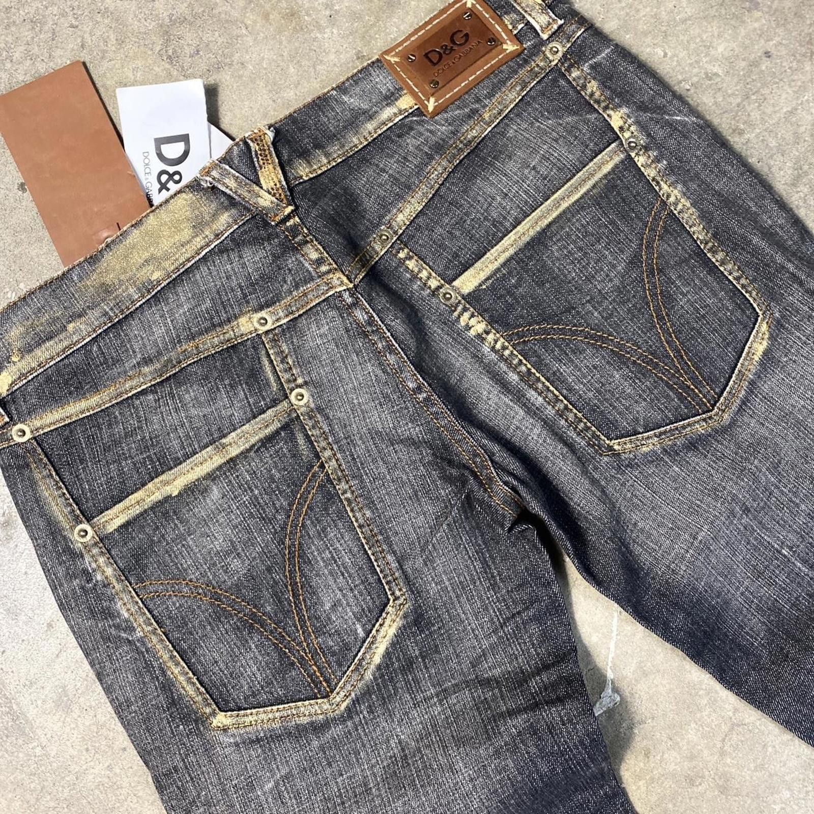 Dolce & Gabbana Dolce and Gabanna Heavy Denim Jeans Size 29" - 6 Thumbnail