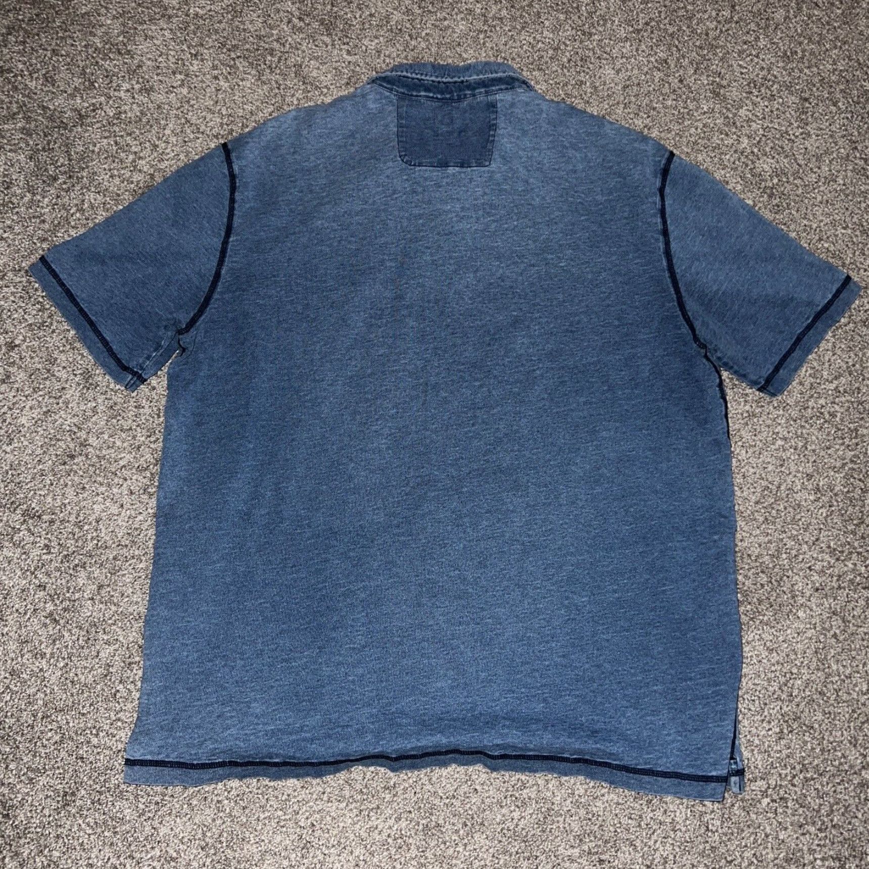 BUGATCHI VINTAGE Bugatchi Uomo Polo Shirt Mens 2XL Blue Size US XXL / EU 58 / 5 - 4 Thumbnail