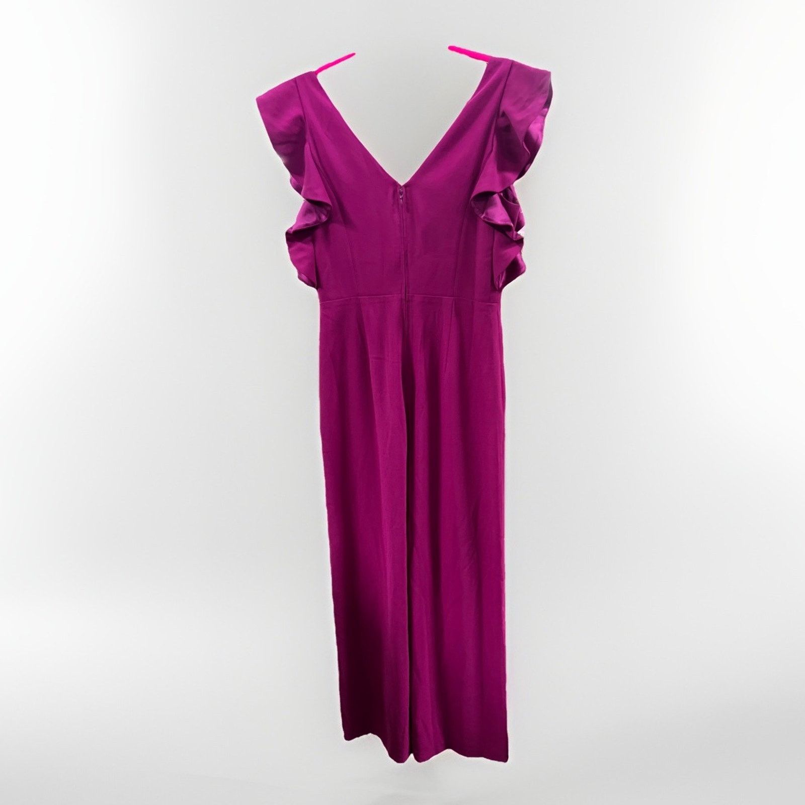 Lilly Pulitzer Lilly Pulitzer Kallie Ruffle Jumpsuit Berry Women’s Size 6 Size 28" / US 6 / IT 42 - 3 Thumbnail
