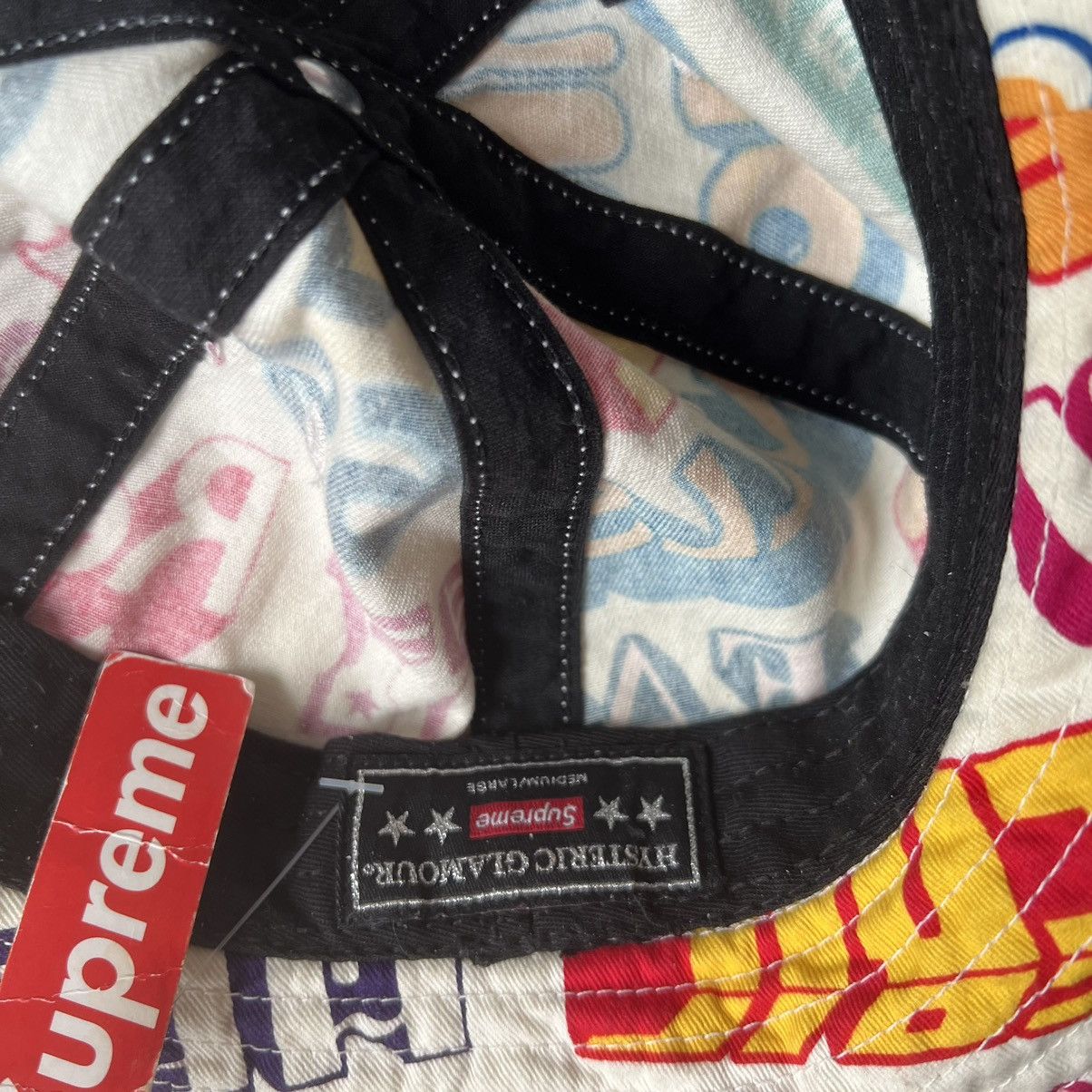 Hysteric Glamour × Supreme Supreme Hysteric Glamour Text Bell Hat Bucket Crusher White Size ONE SIZE - 4 Thumbnail