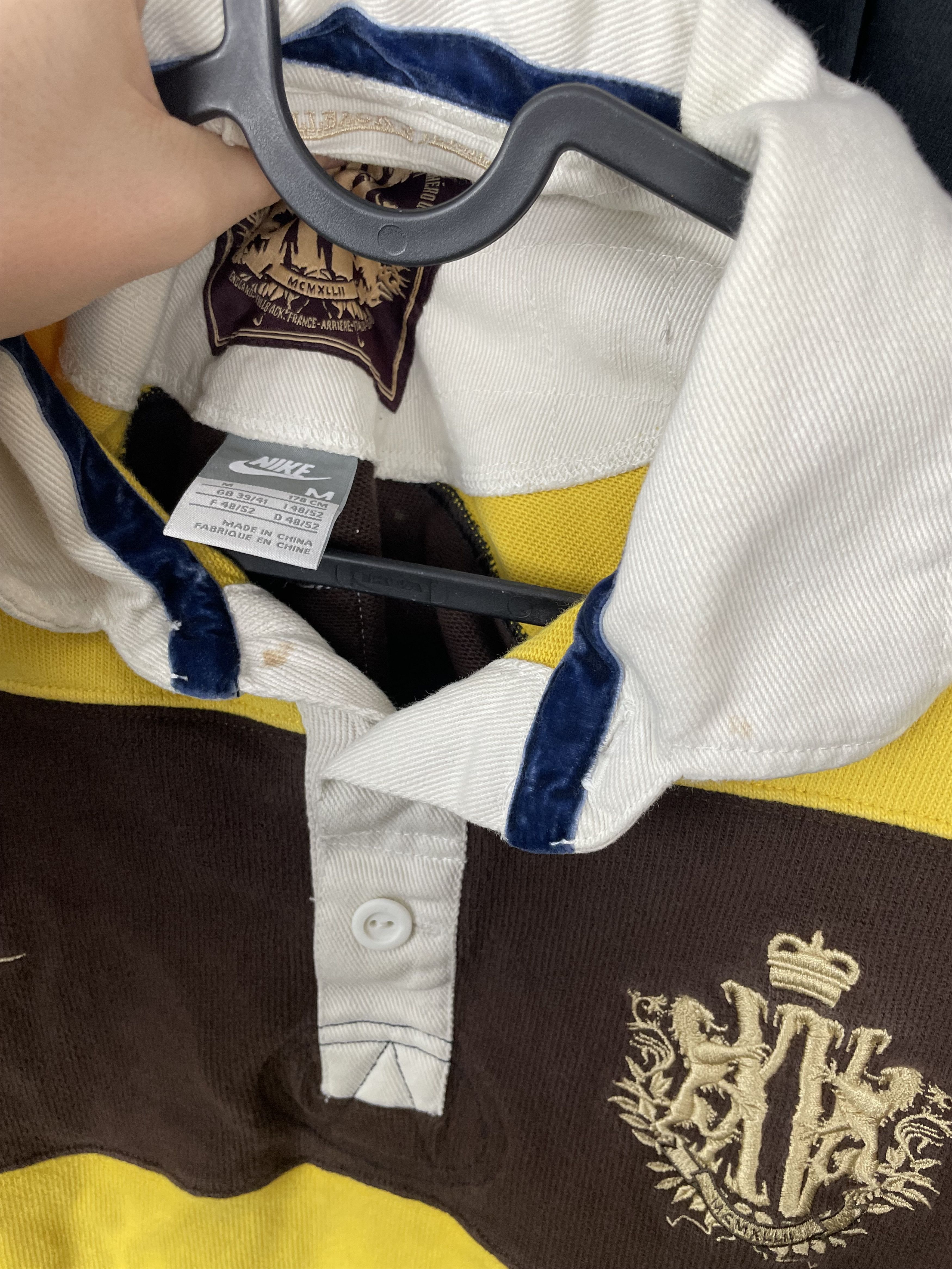 Nike × Vintage Nike vintage longs leev rugby polo shirt chief keep Size US M / EU 48-50 / 2 - 9 Thumbnail