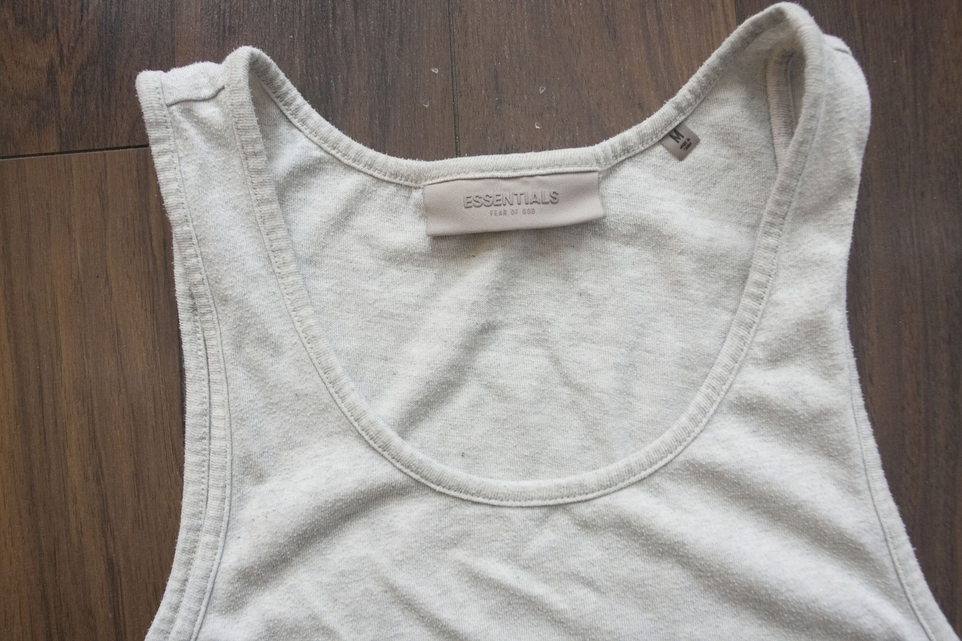 Fear of God Fear of God Essentials tank Top Shirt Size M Pale Gray Size US M / EU 48-50 / 2 - 2 Thumbnail