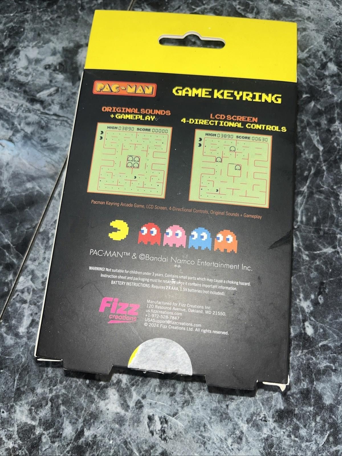 Other Pac-Man Classic Arcade Game Hand-Held Console Keyring Size ONE SIZE - 2 Thumbnail
