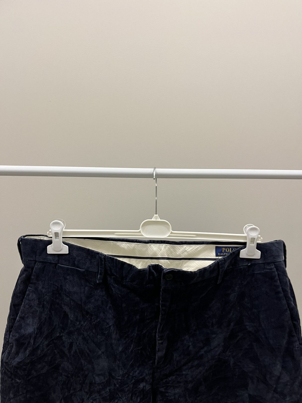 Polo Ralph Lauren Polo Ralph Lauren Velvet Pants Stretch Slim Fit blue 40/30 Size US 40 / EU 56 - 2 Thumbnail