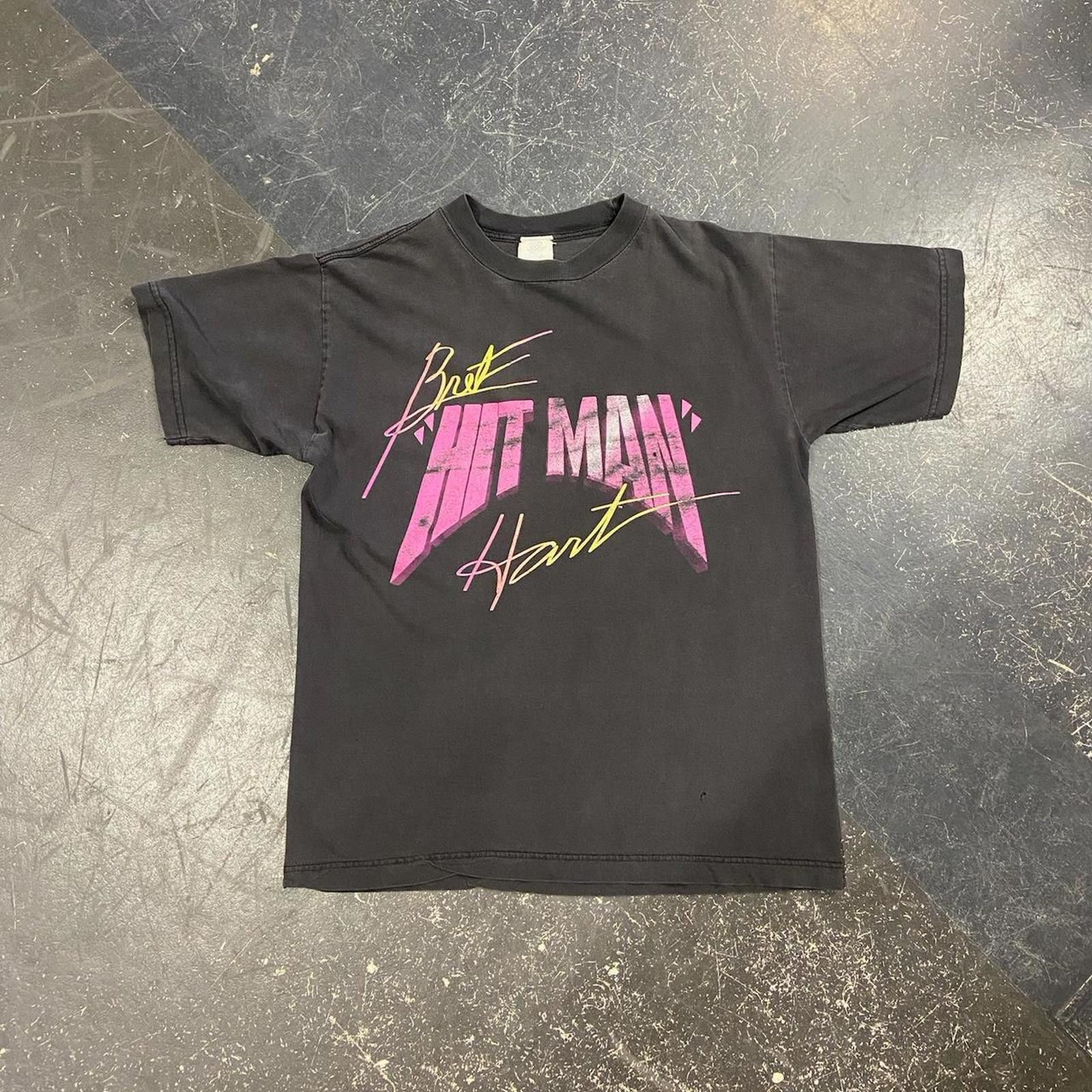 WWE 1995 Bret Hart WWE Tee Size US L / EU 52-54 / 3 - 4 Thumbnail