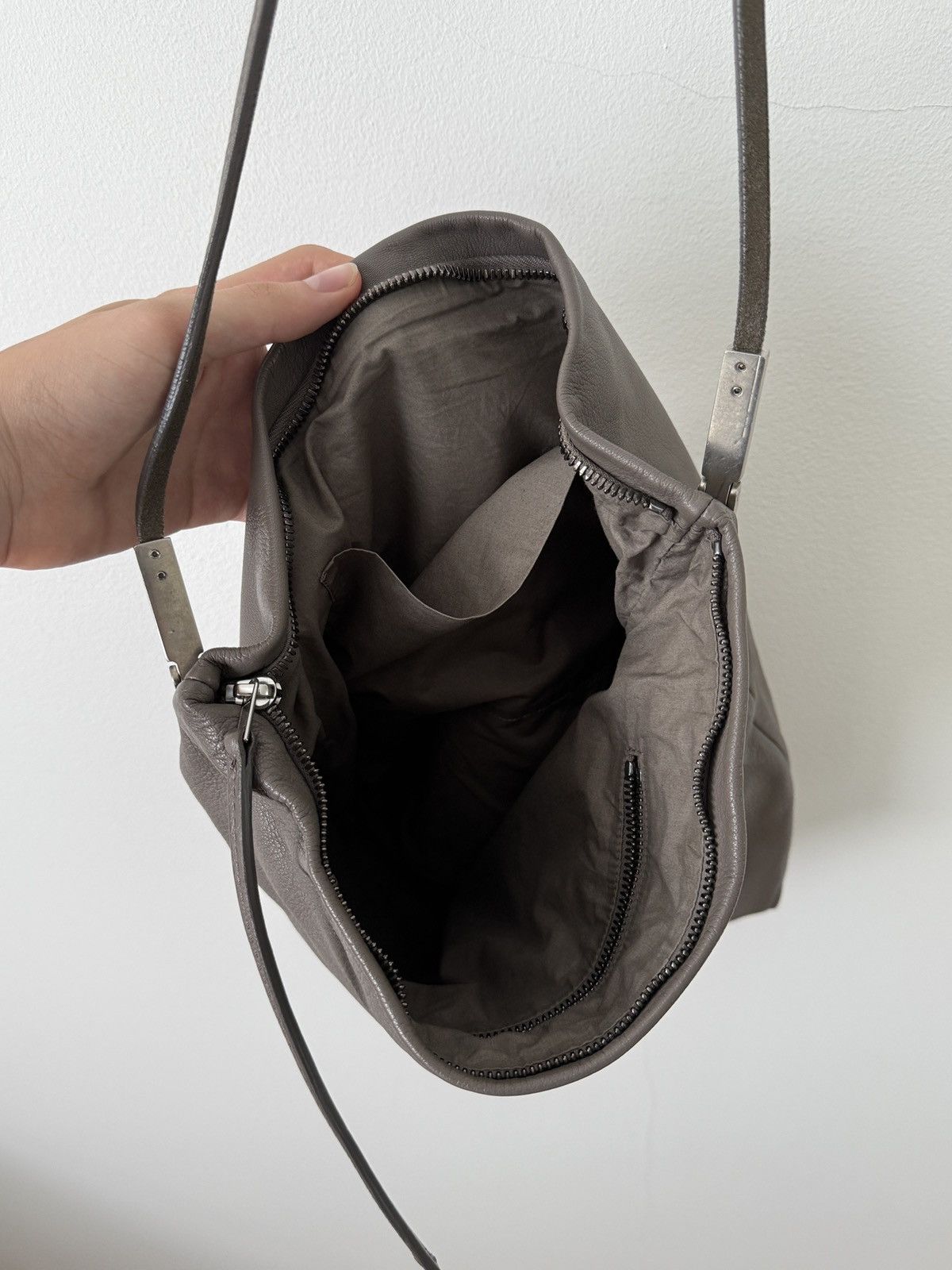 Rick Owens Adri Leather Shoulder Bag Size ONE SIZE - 11 Thumbnail