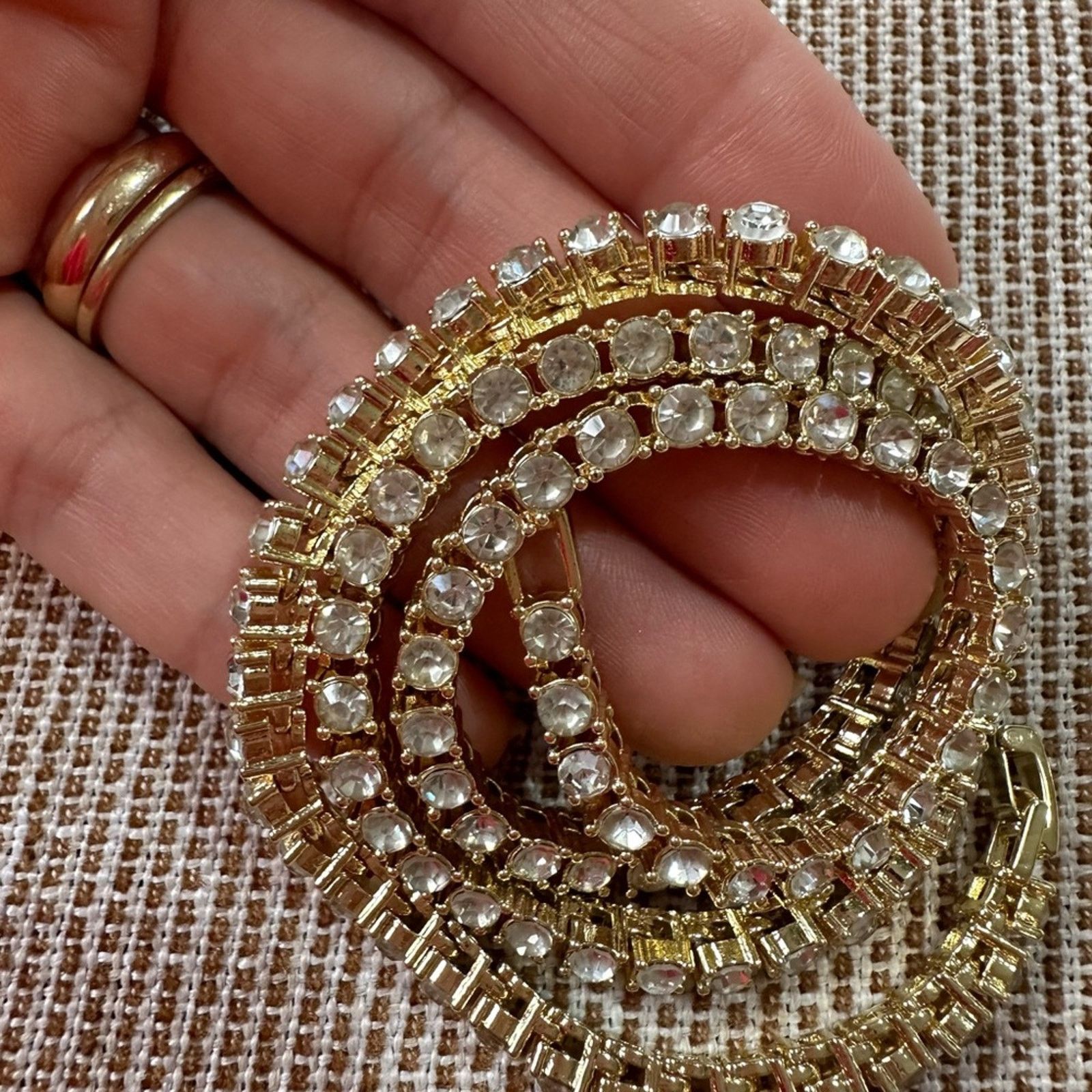 Other 4mm Wide Tennis Link Chain Iced Out 20” Size ONE SIZE - 2 Thumbnail