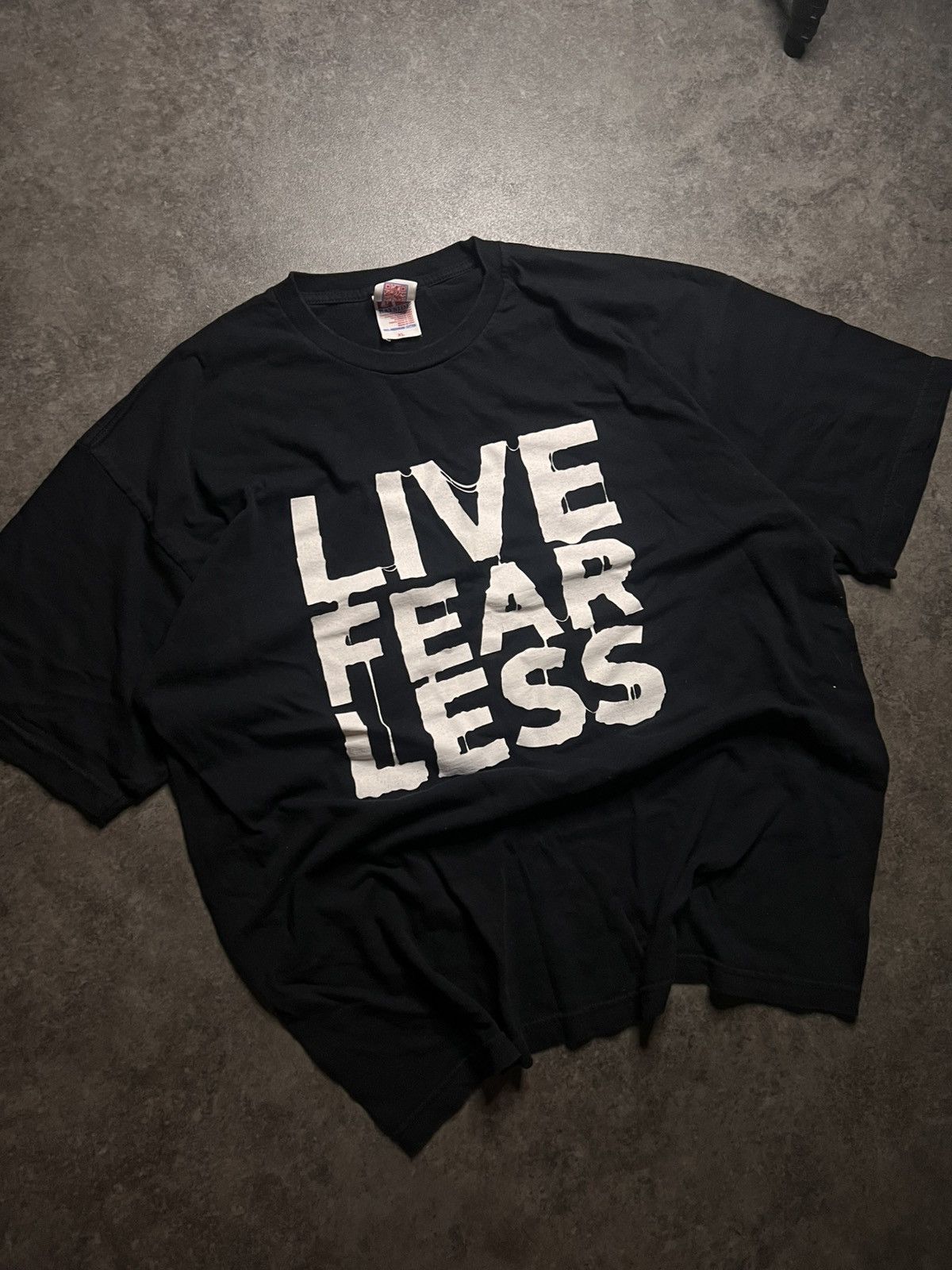 Vintage Vintage tee Live Fear Less Size US XL / EU 56 / 4 - 2 Thumbnail