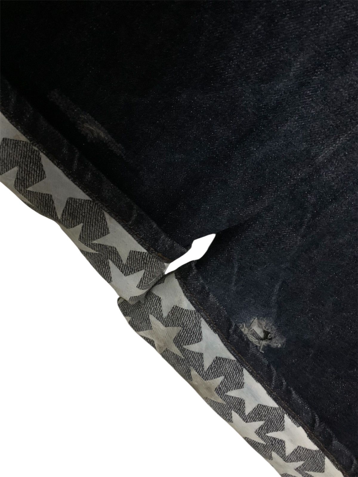 Tommy Hilfiger 💥Vtg Tommy Embroidered Star Black Denim Size US 32 / EU 48 - 6 Thumbnail