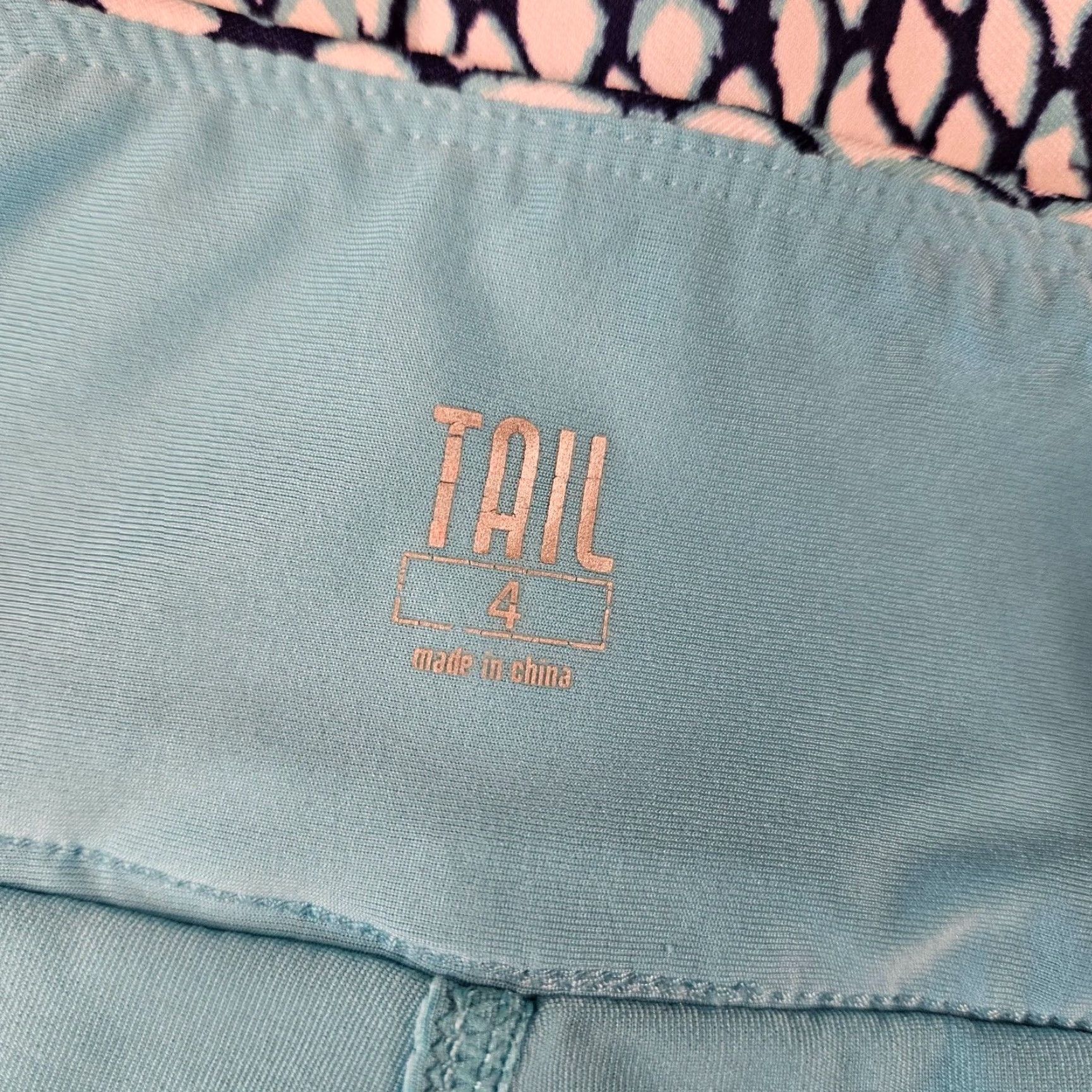 Vintage Tail Womens Skort Blue White Pull On Pockets Size 4 Size ONE SIZE - 4 Thumbnail