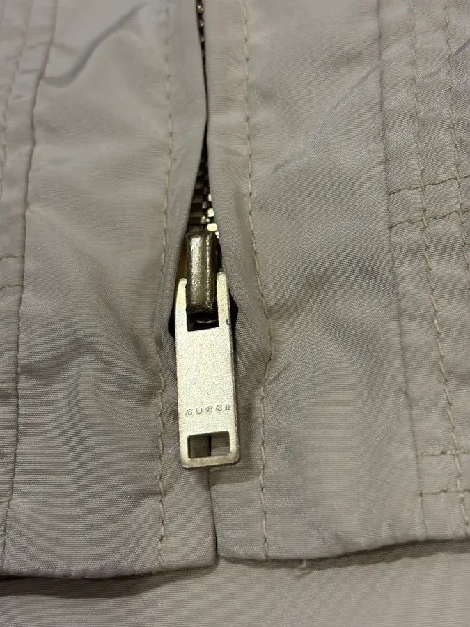 Gucci SS2004 Gucci Beige Cropped Nylon Jacket Size S / US 4 / IT 40 - 9 Thumbnail