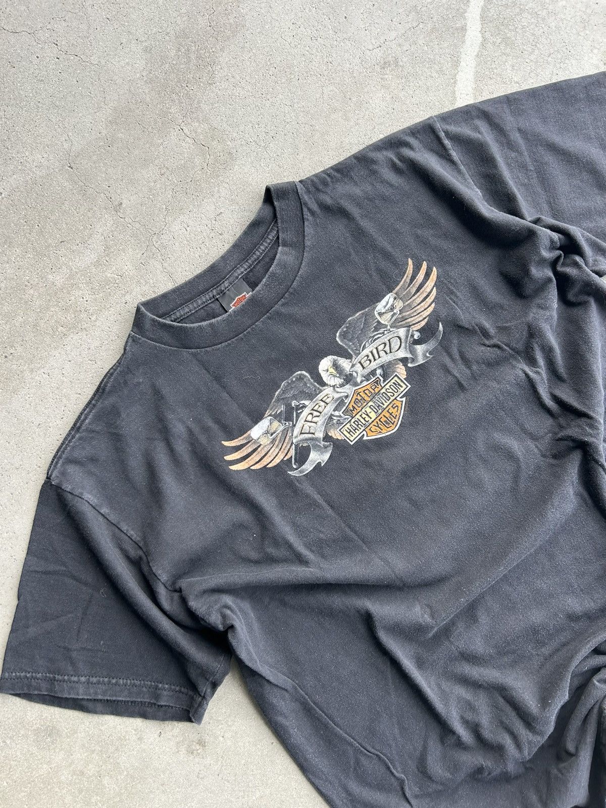 Harley Davidson × Vintage Vintage Harley Davidson T-Shirt Size US XL / EU 56 / 4 - 2 Thumbnail