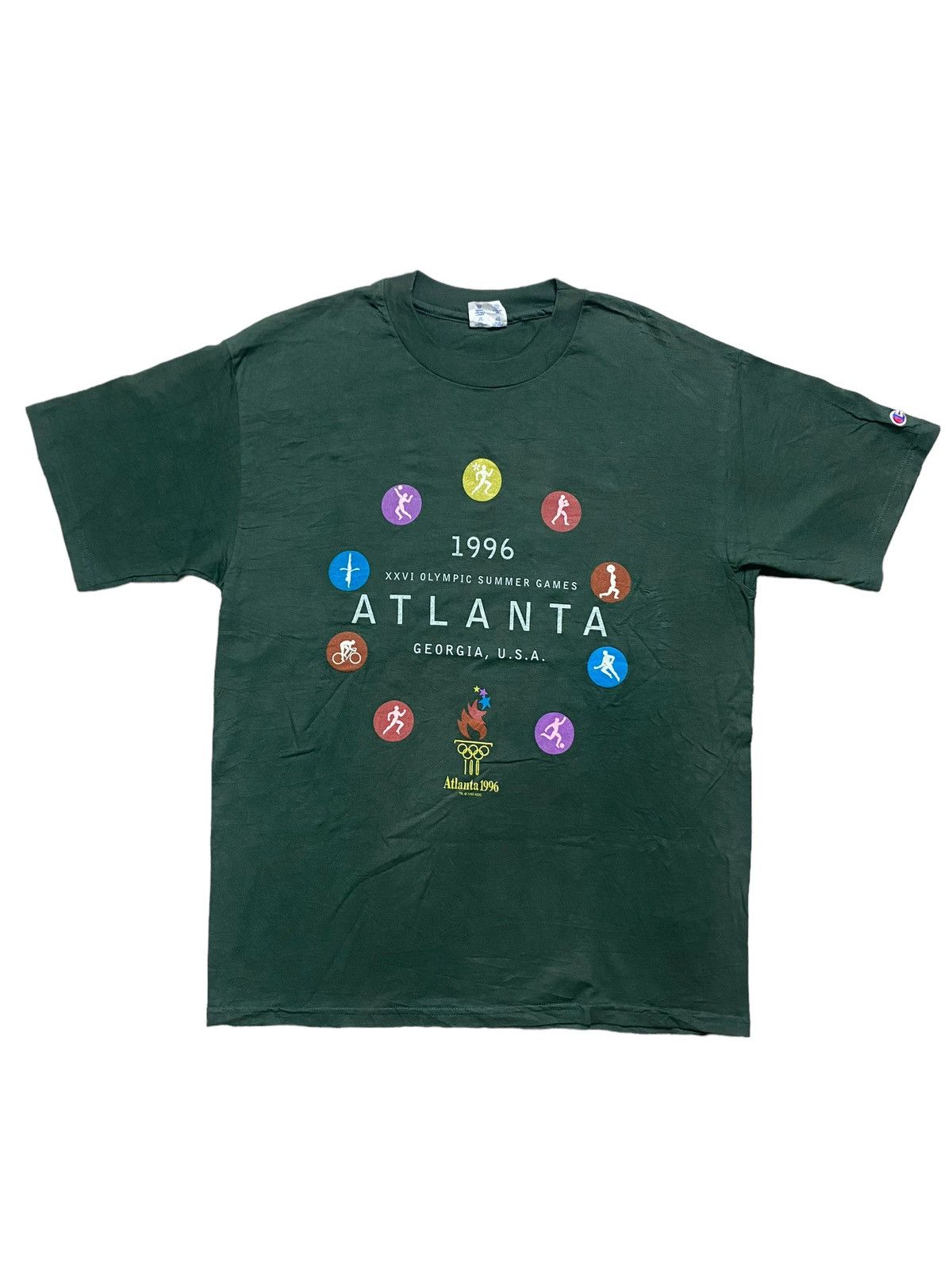 Other VINTAGE CHAMPION 1996 OLYMPIC SUMMER GAMES ATLANTA GEORGIA Size US L / EU 52-54 / 3 - 1 Thumbnail