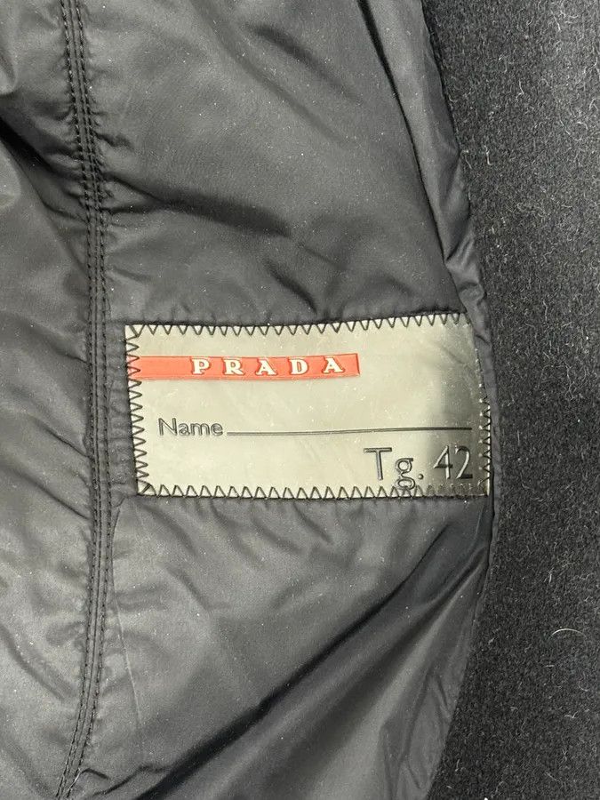 Prada 2000s Prada Fur Hooded Pins Straps Wool Long Jacket Size S / US 4 / IT 40 - 12 Thumbnail