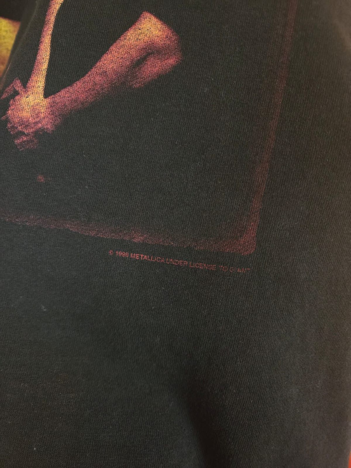 Metallica Spring 1999 Metallica World Tour tee Size US XL / EU 56 / 4 - 3 Thumbnail