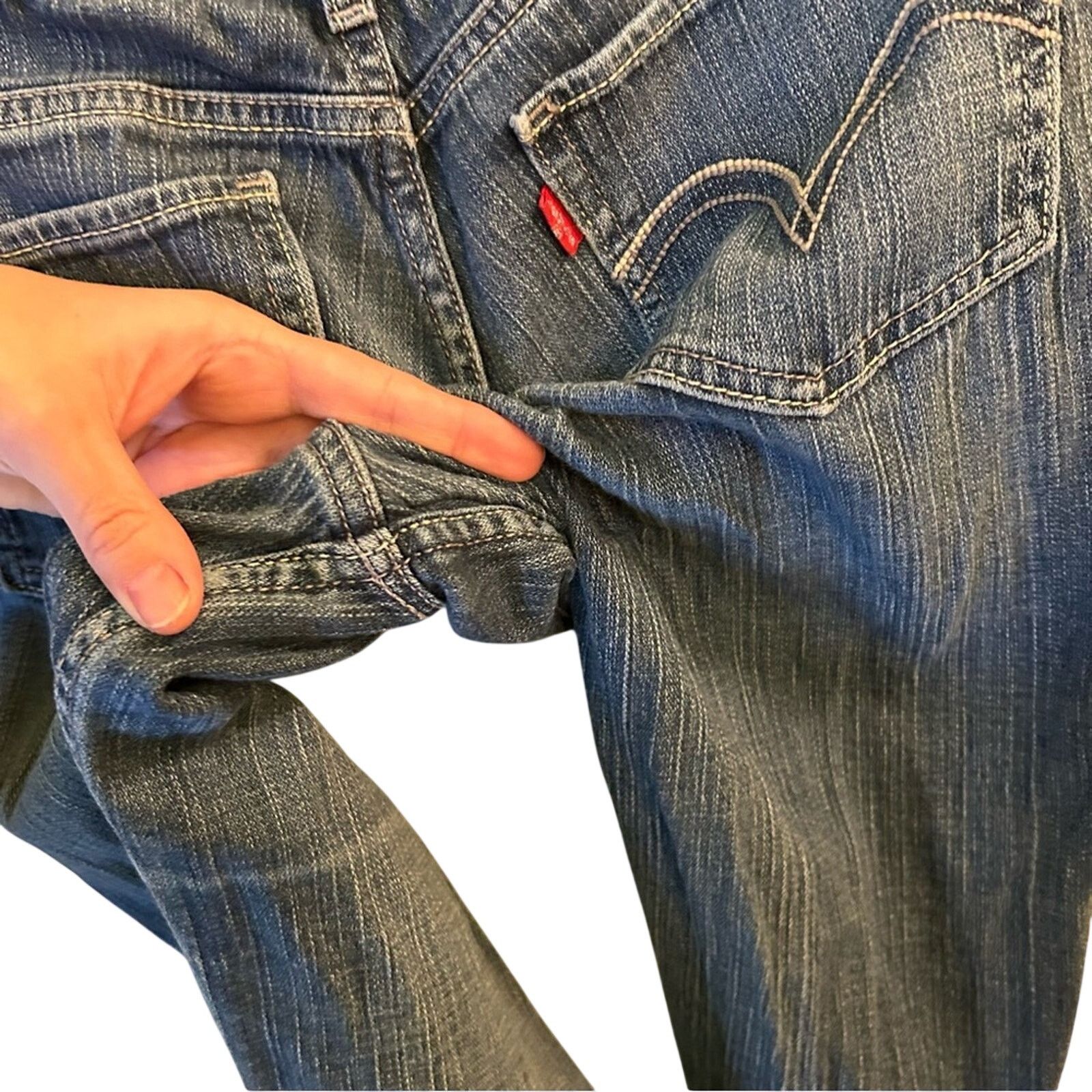 Levi's Levi's 518 Super Low Rise Boot Cut Jeans Size 9 Y2K Medium Size 30" / US 8 / IT 44 - 10 Thumbnail