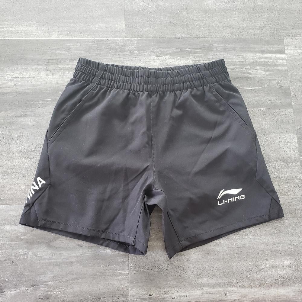 Designer Black Li-Ning Table Tennis Short Size US 26 / EU 42 - 1 Thumbnail