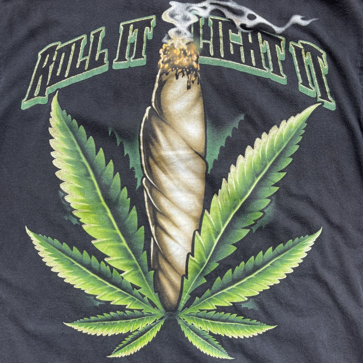 Other Streetwear Weeds Roll It Light It Big Printed TShirt Size US XL / EU 56 / 4 - 14 Thumbnail