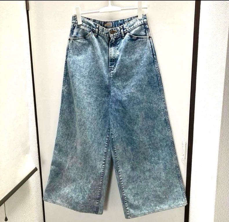 Kapital Kapital Snowflake denim wide-leg jeans Size 25" / US 0 / IT 36 - 1 Thumbnail