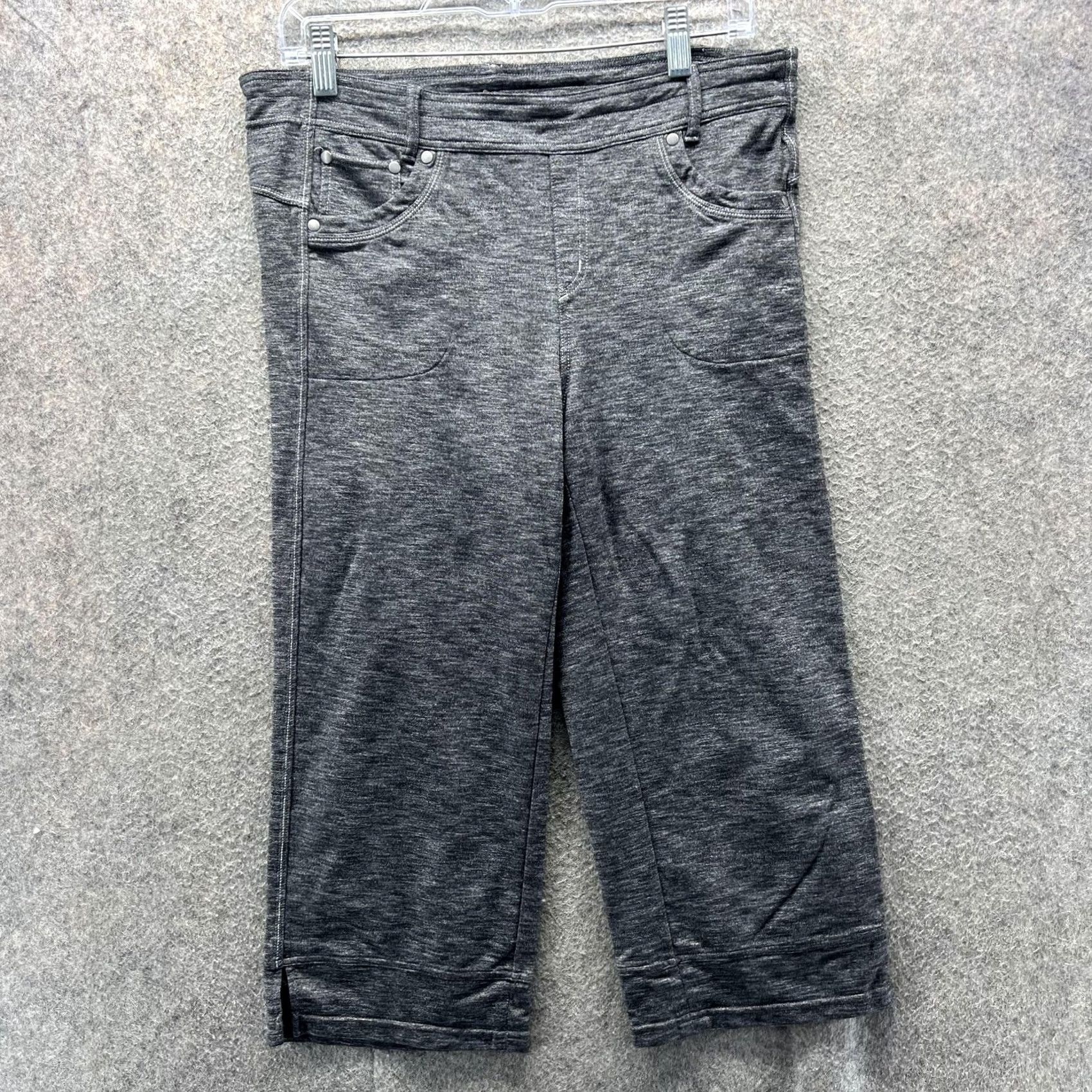 Vintage Kühl Pants Womens 12 Gray Capri Cropped Stretch Nylon Polyester Spandex Hiking Outdoors Pants Size 34" / US 12 / IT 48 - 2 Thumbnail