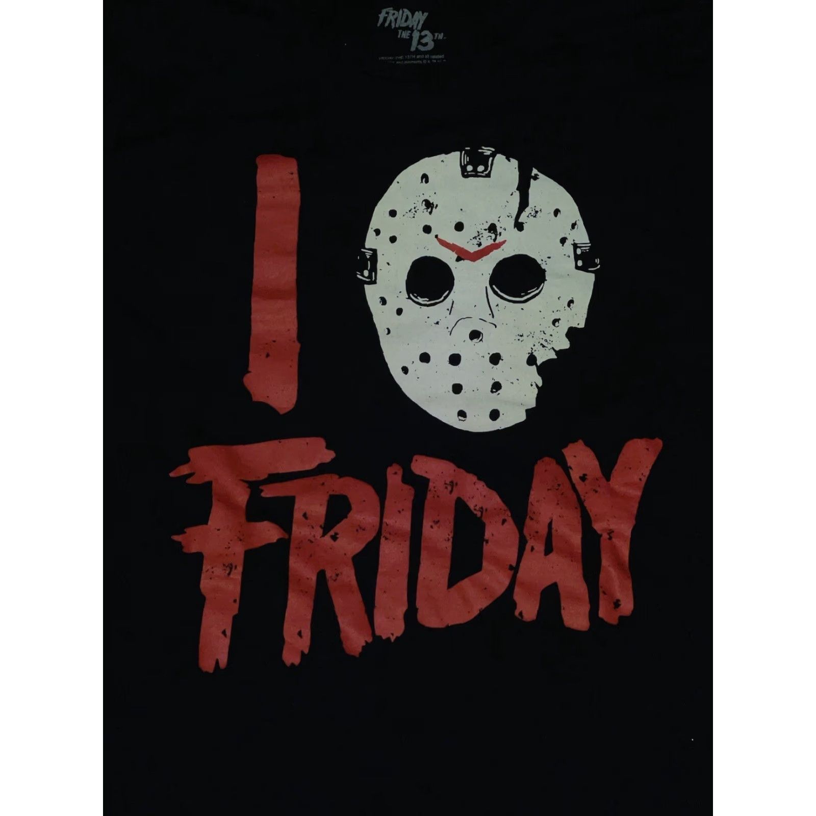 Jason Wu Friday The 13th T-Shirt I Love Jason Black Large Mens Size US L / EU 52-54 / 3 - 2 Thumbnail