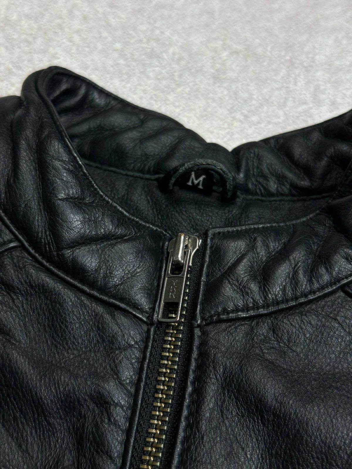 Genuine Leather Vintage Wiseman Motor Cycles Genuine Leather Moto Jacket M Size US M / EU 48-50 / 2 - 8 Thumbnail