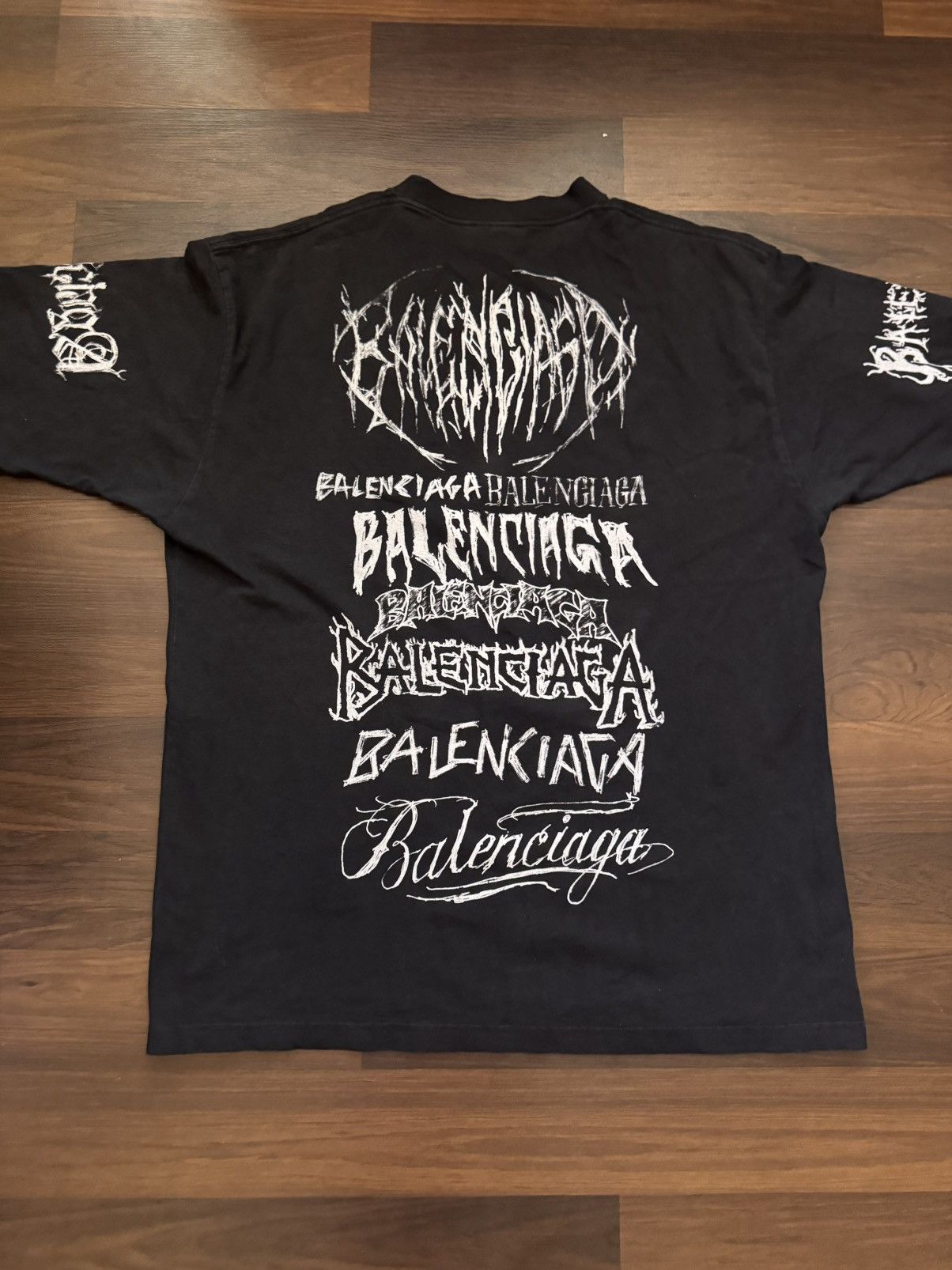 Balenciaga Balenciaga Black DIY Metal T-Shirt Size US L / EU 52-54 / 3 - 7 Thumbnail