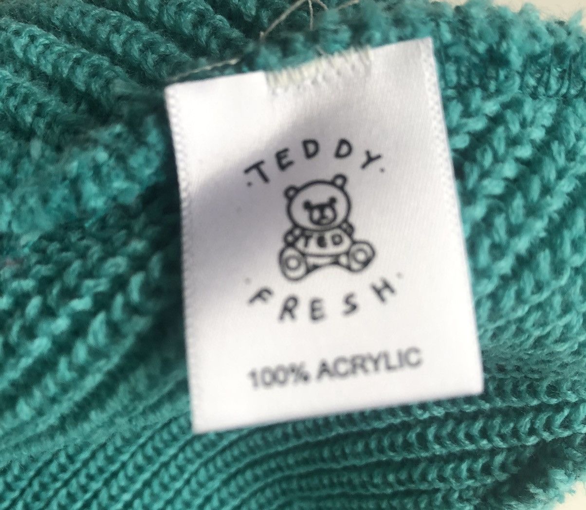Teddy Fresh Teddy Fresh Beanie AQUA Size ONE SIZE - 4 Thumbnail