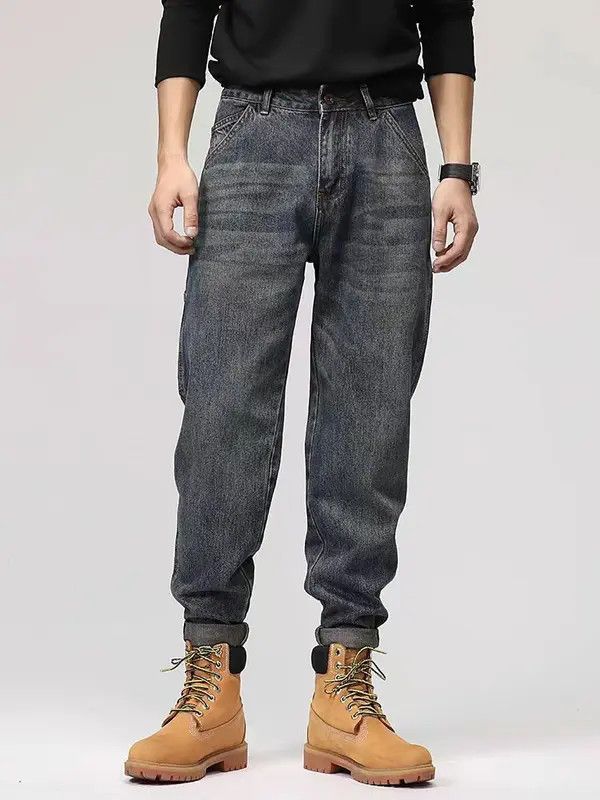 VIBE Vintage high street washed and faded casual jeans Size US 36 / EU 52 - 1 Thumbnail