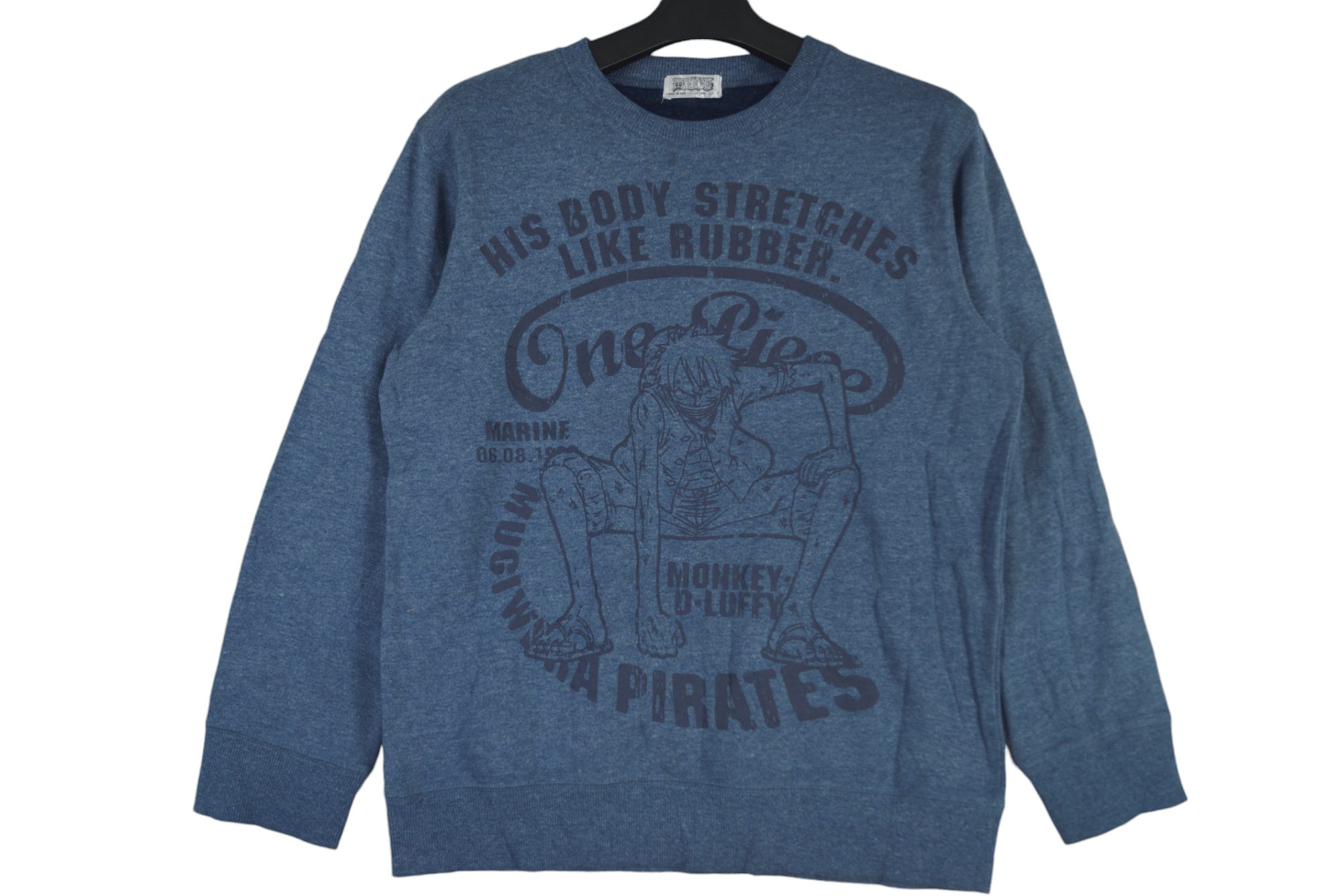 One Piece × Vintage Sweatshirt One Piece Monkey D Luffy Nice Design Size US S / EU 44-46 / 1 - 1 Thumbnail