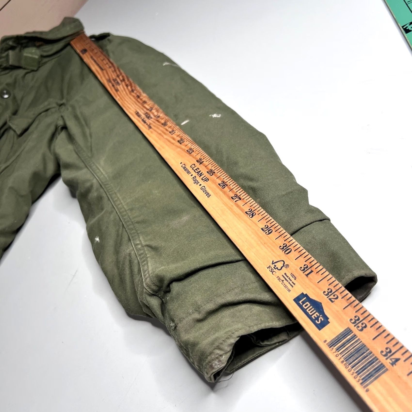 Olive VINTAGE 1976 US Military M-65 Field Jacket Winfield Olive Drab Medium Long Liner Size US L / EU 52-54 / 3 - 2 Thumbnail